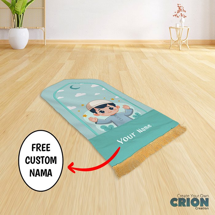 Sajadah Anak Custom Nama