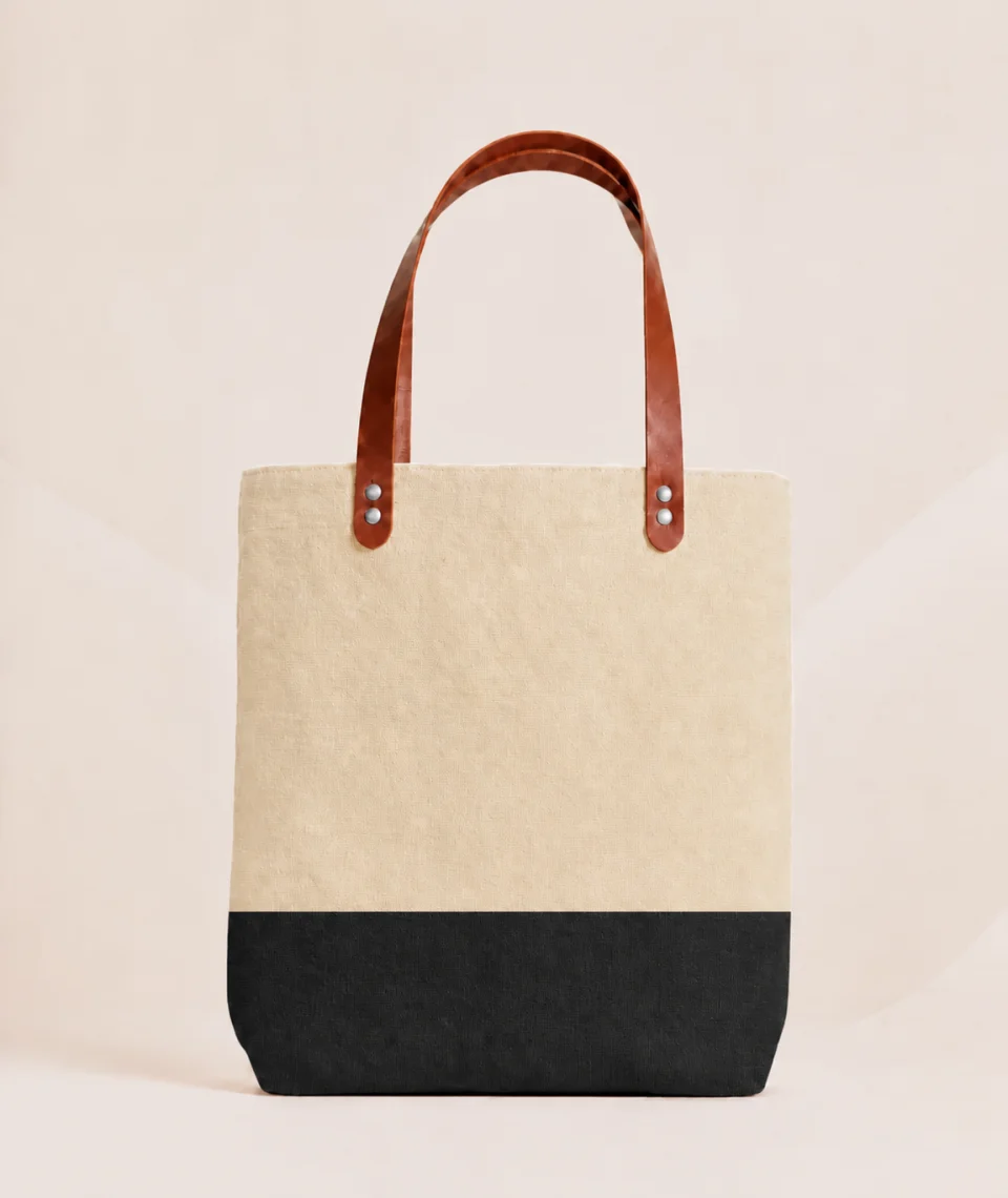 Totebag Canvas Two Tone Custom