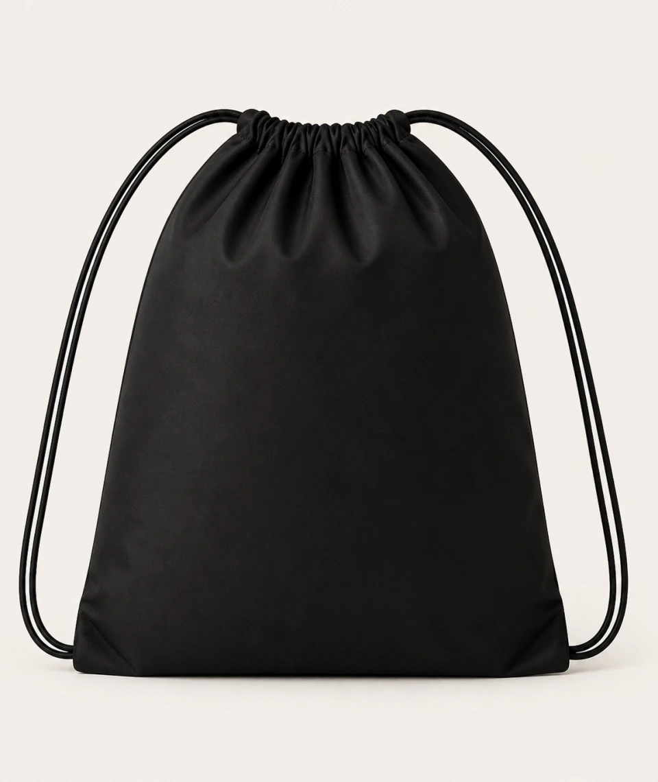Tas Serut Taslan Custom Nama & Logo – Gym & Travel Bag
